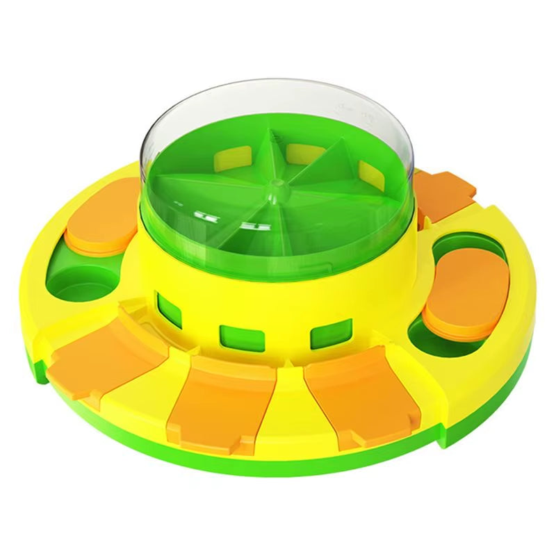 New for Dogs Interactive Puzzle Enrichment Pet Slow Feeder Dispenser for Dry Food and Treat Dispenser